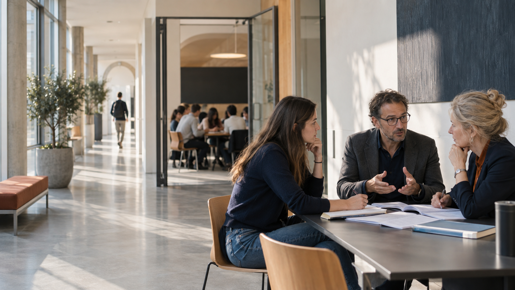 Une direction académique au travail